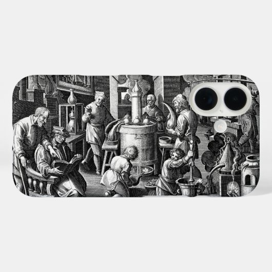 Distillatie in een Alchemy Lab Case-Mate iPhone Case (Achterkant (horizontaal))