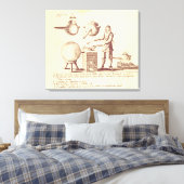 Distillatingapparatuur Canvas Afdruk (Insitu (Slaapkamer))