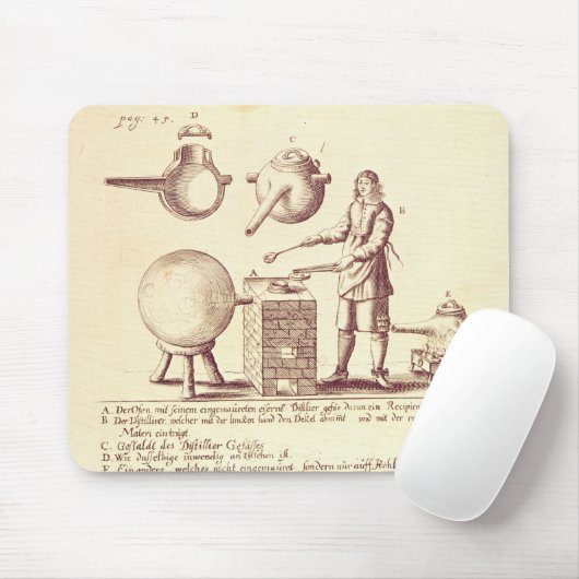 Distillatingapparatuur Muismat (Met muis)