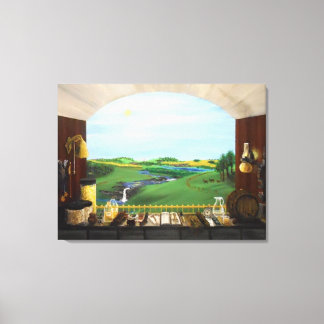 Distillers Venster-36x27 galerijcanvas Canvas Afdruk