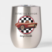 Distinct & Uniek, Mijn Corvette Wijn Tumbler (Voorkant)