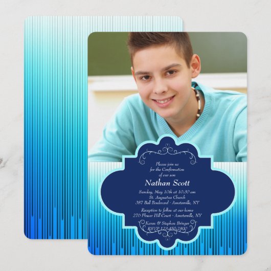 Distinctive Faith Fotobevestiging Uitnodiging (Voorkant / Achterkant)