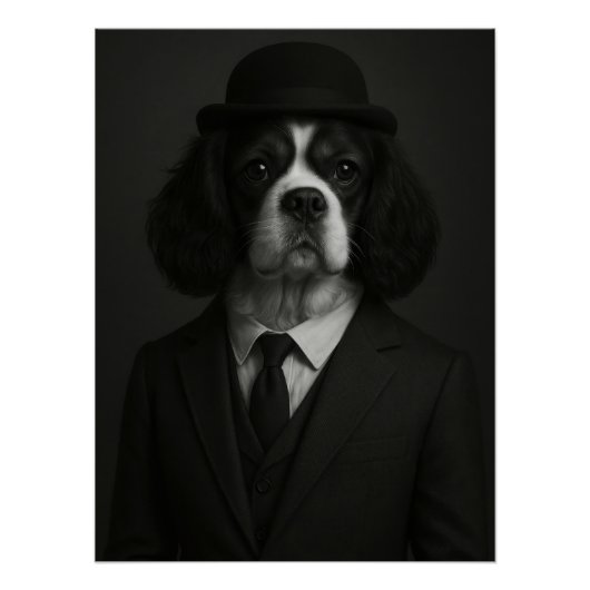 Distinguished Cavalier King Charles Spaniel Perfect Poster (Voorkant)