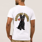 Distinguished Scottish Terrier Portrait T-Shirt (Achterkant)