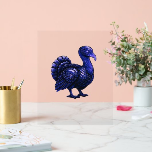 Distopian Turkije Thanksgiving Design Classic T-Sh Acryl Bord (Huwelijk)