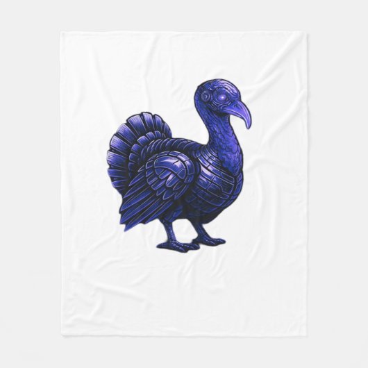 Distopian Turkije Thanksgiving Design Classic T-Sh Fleece Deken (Voorkant)