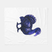 Distopian Turkije Thanksgiving Design Classic T-Sh Fleece Deken (Voorkant (Horizontaal))