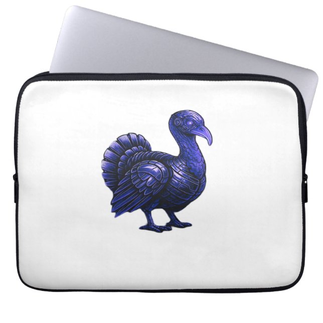 Distopian Turkije Thanksgiving Design Classic T-Sh Laptop Sleeve (Voorkant)
