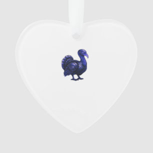 Distopische kalkoen thanksgiving ontwerp klassieke ornament