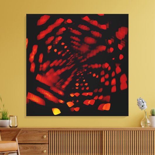 distorção 503 canvas afdruk (Insitu (Woonkamer))