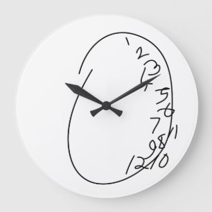 Distorted Clock Grote Klok