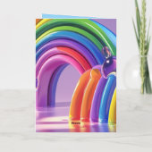 Distorted Rainbows Kaart (Achterkant)