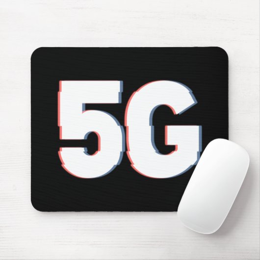 Distorted Reality Alert voor 5G Gevaar Muismat (Met muis)