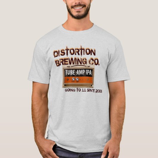 Distortion Brewin Co. Jersey T-shirt (Voorkant)
