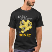 Distracted by Honey Delicious Natural Honey T-shirt (Voorkant)