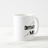 Distracted? Me? ADHD Funny Mug Koffiemok (Voorkant rechts)