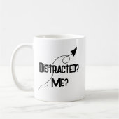 Distracted? Me? ADHD Funny Mug Koffiemok (Links)
