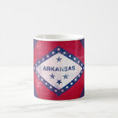 Distress Arkansas Flag Diamond Koffiemok (Center)