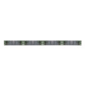 Distress barnwood botanische boho groen kruiden grosgrain lint (Voorkant)
