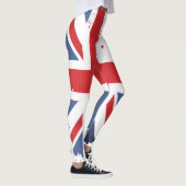 Distress Britse vlag Rood Blauw Wit Union Jack Bri Leggings (Rechts)