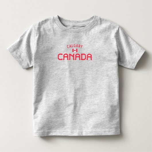Distress Calgary Canada Kinder Shirts (Voorkant)