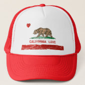  Distress California Love State Flag Pet (Voorkant)