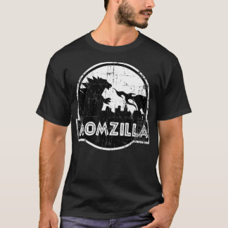 Distress Funny Moederdag Gift Momzilla Birthd T-shirt