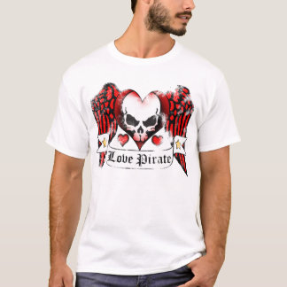 Distress Love Pirate T-Shirt