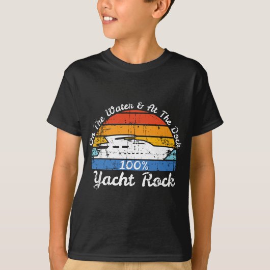 Distress Retro Yacht Rock T-shirt (Voorkant)