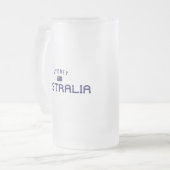 Distress Sydney Australia Matglas Bierpul (Voorkant links)