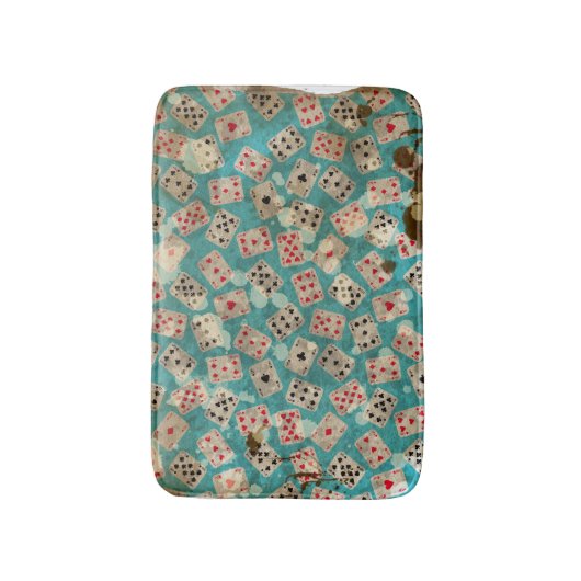 Distress Wonderland Alice Pattern Badmat (Voorkant Verticaal)