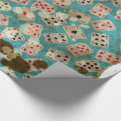 Distress Wonderland Alice Pattern Cadeaupapier (Hoek)