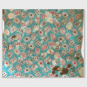 Distress Wonderland Alice Pattern Cadeaupapier (Vlak)