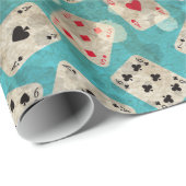 Distress Wonderland Alice Pattern Cadeaupapier (Rol Hoek)