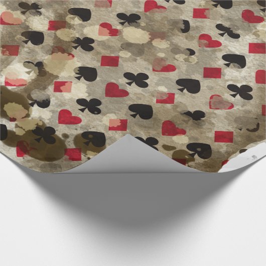 Distress Wonderland Alice Pattern Cadeaupapier (Hoek)