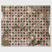 Distress Wonderland Alice Pattern Cadeaupapier (Vlak)