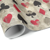 Distress Wonderland Alice Pattern Cadeaupapier (Rol Hoek)