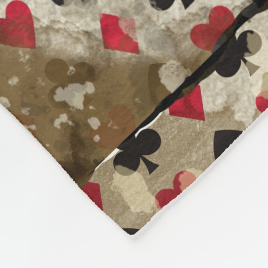 Distress Wonderland Alice Pattern Fleece Deken (Hoek)