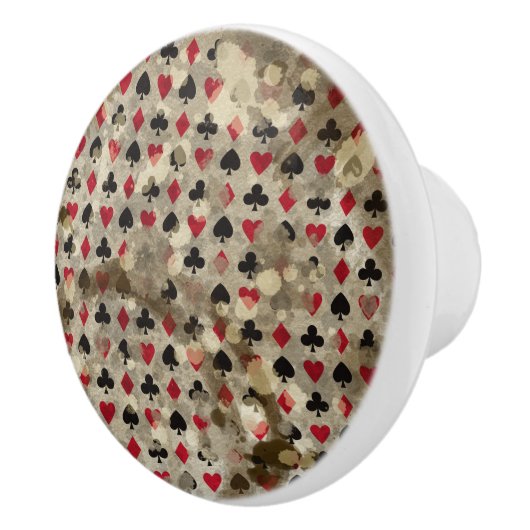 Distress Wonderland Alice Pattern Keramische Knop (Rechts)