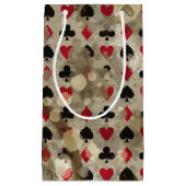 Distress Wonderland Alice Pattern Klein Cadeauzakje (Voorkant)