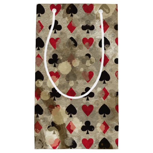 Distress Wonderland Alice Pattern Klein Cadeauzakje (Voorkant)