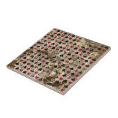 Distress Wonderland Alice Pattern Tegeltje (Zijkant)