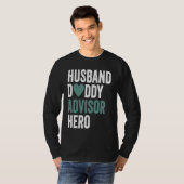 Distressed Advisor  Husband Daddy Advisor Hero T-shirt (Voorkant volledig)