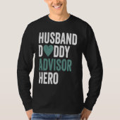 Distressed Advisor  Husband Daddy Advisor Hero T-shirt (Voorkant)