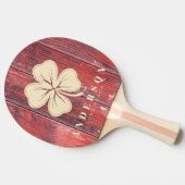 Distressed Barn Boards Four Leaf Clover with Name Tafeltennisbatje (Zijkant)