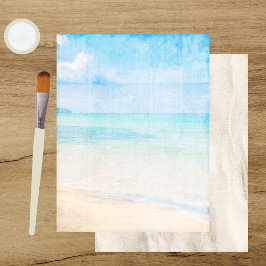 Distressed Beach Scrapbook papier
