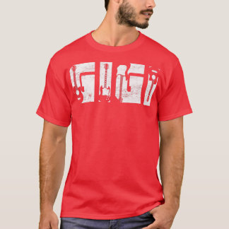 Distressed Best Gigi Ever Guitar Lover Guitarist18 T-shirt