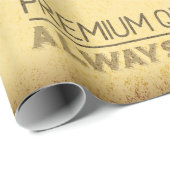 Distressed Butcher Snijdt Van Rundvlees Koe Diagra Cadeaupapier (Rol Hoek)