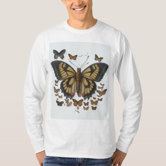 Distressed Butterfly T-shirt (Voorkant)
