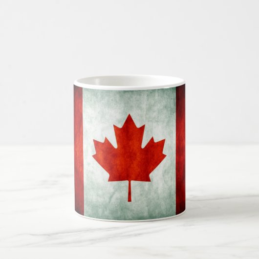 Distressed Canada Flag Koffiemok (Center)